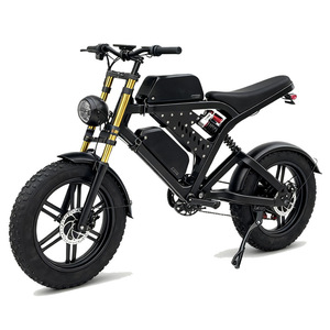 Bicicleta Eléctrica Urbana para Adultos, para Nieve y Montaña, con Neumáticos Anchos de 20x4 Pulgadas, Batería de Litio de 48V 15Ah, Cuerpo de Aleación de Aluminio - Product Image 1