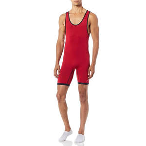 Combinaison de lutte sans manches à rayures de haute qualité, tenue de sport, sous-vêtement, combinaison de musculation, natation, course à pied, combinaison intégrale - Product Image 3
