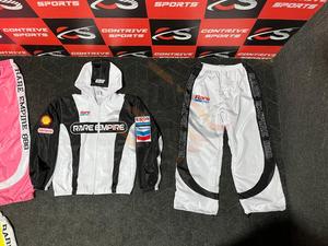 Conjunto Deportivo Ligero de Dos Piezas, Chaqueta y Pantalones Cortos, Estilo Urbano, Unisex, Tallas Grandes, Personalizable, 2026 - Product Image 5