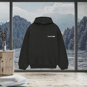 Sudadera con Capucha y Pantalones Deportivos de Forro Polar Esencial 100% Algodón de Secado Rápido y Transpirable para Hombre Invierno - Product Image 3