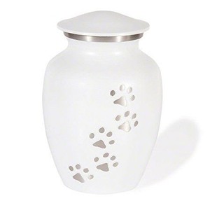 Urna Moderna de Metal en Tono Plateado para Cenizas Humanas, Tamaño Adulto - Urna de Cremación de Diseño Elegante - Acabado Cepillado para Cenizas - Product Image 3