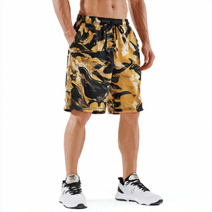 Shorts de sport en mesh sublimé de haute qualité pour hommes, shorts de basket imprimés, shorts de basket en mesh à séchage rapide pour hommes - Product Image 1