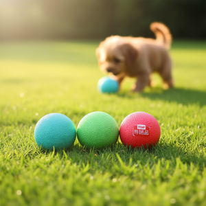 Yommy Boredom Buster - Pelota Sólida Texturizada de TPR de 5 cm, Juguete para Perros - Product Image 2