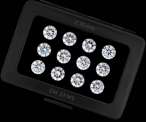 Diamant de laboratoire cultivé, taille ronde, 1,0 CT, 2,7 - 2,8 MM, diamant brillant rond CVD-HPHT, diamant blanc de laboratoire pour la fabrication de bijoux - Product Image 2