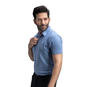 Polo pour homme de haute qualité à manches courtes, séchage rapide, respirant, en toile, imprimé sur mesure, couleur unie, idéal pour l'été - Product Image 1