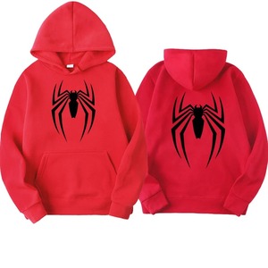 Sudadera con Capucha para Hombre, Bordado Frontal, 100% Algodón, Secado Rápido, Estampado Animal, Estilo Urbano, Deportivo, Informal, Esencial para Otoño - Product Image 4