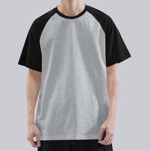 เสื้อยืดแขนสั้นคอกลมทรงโอเวอร์ไซส์สำหรับผู้ชาย รุ่นปี 2027 จากโรงงานโดยตรง (OEM) ดีไซน์สีสันตัดกัน สไตล์ลำลอง ใส่สบาย ระบายอากาศได้ดี เป็นมิตรต่อสิ่งแวดล้อม - Product Image 2