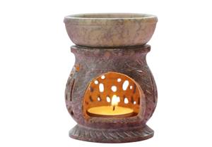 เตาเผาอโรมาจากหินสบู่ ขายส่ง |   ผู้ผลิตและส่งออกเตาเผาน้ำมันหินแกะสลักด้วยมือ |   ผู้จัดจำหน่ายเชิงเทียนทีไลท์แบบขายส่ง - Product Image 1