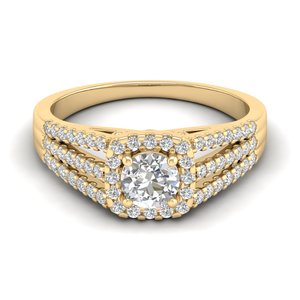 REYES Luxurious 925 Sterling Silver Moissanite Engagement Ring Exclusive Designer Wedding Jewelry at Wholesale Prices - Product Image 1