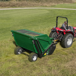 Scarificateur et balayeuse de pelouse montés sur tracteur de 1,8 m avec collecteur de débris de 3000 L pour l'entretien des terrains de sport - Prix de dépôt - Product Image 4