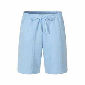 Ensemble décontracté pour homme, 100% coton, uni, short cargo d'été, taille élastique, longueur mi-genou, respirant, séchage rapide, à capuche - Product Image 2