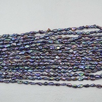 Perles d'eau douce naturelles de 4 mm, 5 mm, 6 mm, de couleur violette, rose, verte, bleue, perles fantaisie en gros, perles de culture, pierres de naissance, bijoux
