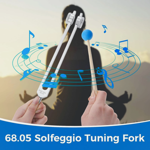 เอิร์ธสตาร์ 68.05 ส้อมเสียงโซลเฟจจิโอสำหรับการบำบัด พร้อมกระเป๋าซิลิโคนสำหรับเก็บเสียง - Product Image 3