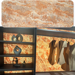 Revêtement mural en pierre translucide ultra-fin et flexible, panneau translucide à l'aspect marbre en résine - Product Image 3