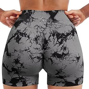 Ensemble de shorts de yoga pour femmes, coupe confortable, matière extensible de qualité supérieure, taille haute, vêtements de fitness écologiques, entraînement de yoga, course à pied - Product Image 6