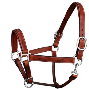 Harnais d'équitation en cuir italien de qualité supérieure, fabriqué à la main, avec un design artisanal - Product Image 1