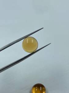 พลอยซิทรินสีเหลืองทองธรรมชาติทรงกลม 11.11 กะรัต 10.50 มม. สำหรับทำเครื่องประดับ - Product Image 2