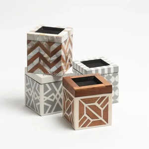 Brûleur d'encens en résine et nacre de créateur exclusif Porte-bakhoor arabe luxueux pour les collections de cadeaux du Ramadan et de l'Aïd - Product Image 3