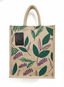 Bolso de Yute Botanical Breeze con Cierre de Cremallera para Regalo - Product Image 2