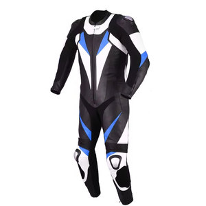 Trajes de Motociclismo de Cuero Vacuno Auténtico Hechos a Medida, Trajes de Motocicleta de Cuero Originales Hechos a Mano para Unisex - Product Image 1