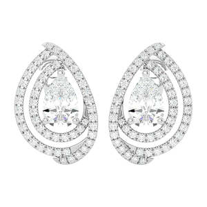 Boucles d'oreilles clous en diamant de laboratoire pour femmes, idéales pour le quotidien, cadeau de bijoux fins, boucles d'oreilles en diamant d'Inde, vente en gros - Product Image 6