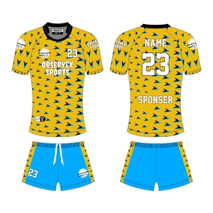 Maillot de rugby personnalisé, uniforme d'équipe de rugby personnalisé, maillots et shorts de rugby respirants et à séchage rapide, vêtements de sport pour adultes et jeunes - Product Image 1
