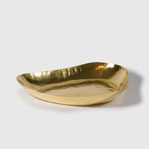 Modern Half Moon Decorative Tray Featuring High Gloss Silver Finish Designed For Coffee <b>Tables</b> Hotels Restaurants <b>Vanity</b> Display - Product Image 3