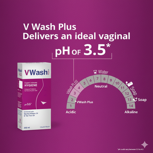 VWash, Lavado Íntimo para Mujeres, Equilibrio del pH, Líquido de Higiene Íntima, 100 ml, Cuidado de la Piel - Product Image 3