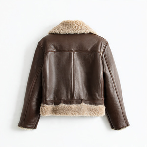 เสื้อแจ็คเก็ตหนังขนสัตว์คุณภาพสูงสำหรับผู้หญิง - Product Image 4