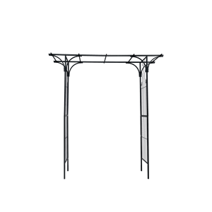 Arco de Jardín de Metal Negro, Pérgola para Plantas Trepadoras, Arco para Bodas y Eventos, Gazebo y Pabellón - Product Image 6