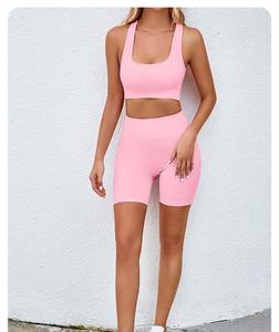 Vêtements de fitness et d'entraînement, ensemble de yoga pour femmes, longueur standard, tendance, dernière arrivée, léger. - Product Image 2