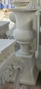 แจกันดอกไม้ตั้งพื้นสำหรับตกแต่งโต๊ะงานแต่งงาน รูปทรงแตรขนาดใหญ่ ทำด้วยมือ สีทอง ปรับแต่งสีได้ ทนทานต่อสนิม - Product Image 5