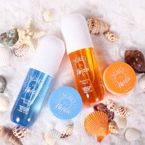 Caja de Regalo Definitiva, Set de Viaje de 4 Piezas de Crema y Bruma Corporal Perfumada (Amarillo/Rosa) Modelo D0100XF565V, 4 Fragancias Duraderas para Hombre - Product Image 3