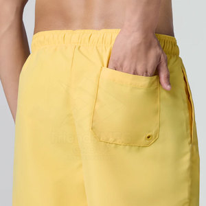 Shorts de bain homme grande taille sur mesure, écologiques, légers, anti-plis, séchage rapide, polyester/coton, style urbain - Product Image 5