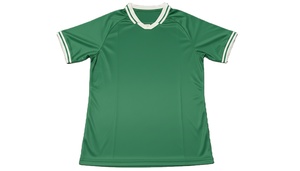 Ensemble de maillots de football unisexe pour adultes, impression par sublimation, nom et numéros d'équipe personnalisés, écologique, 100% polyester respirant, manches courtes - Product Image 3