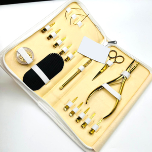 Nouveau kit d'outils pour extensions de cheveux MIANBRO ENTERPRISES, ensemble d'ouvre-perles, de fermeture, d'installation et de retrait de micro-anneaux métalliques pour extensions de cheveux - Product Image 1