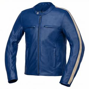 Chaqueta de Motociclista de Cuero Genuino para Hombre de la Mejor Calidad, Nueva Colección de Invierno, Chaquetas de Motocicleta con Protecciones Desmontables Personalizadas - Product Image 1