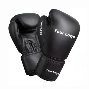 Custom Leather Unisex Boxing <b>Gloves</b> for Kickboxing Muay Thai MMA Training OEM Factory Direct Wholesale Supplier Professional - Product Image 1