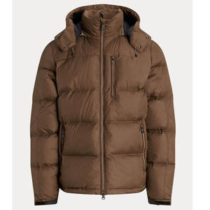 Best Design Warm Reversible Waterproof Thick Puffer <b>Jackets</b> for Men Customized Zipper Hoodie Winter High Street Style - Product Image 1