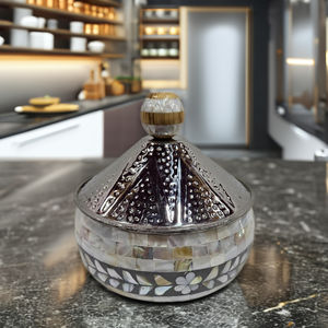 Cazuela árabe elegante con diseño de nácar, olla caliente con aislamiento térmico para comida - Product Image 1