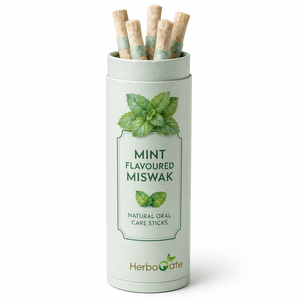 Cepillo de Dientes de Madera Orgánico con Sabor a Menta para una Limpieza Dental Natural, Aliento Fresco, Cuidado de las Encías y Cuidado Dental Tradicional - Product Image 1