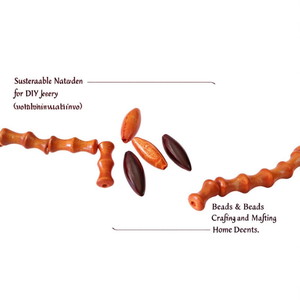 Cuentas de Madera Natural Sostenibles para Manualidades, Joyería y Decoración del Hogar - Product Image 2