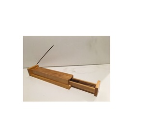 Rustic Wooden <b>Incense</b> Burner <b>Holder</b> For Home Fragrance Meditation Yoga Temple Decor Natural Wood <b>Stick</b> <b>Incense</b> Ash Catcher - Product Image 1