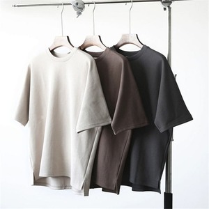 Heavyweight Cotton Streetwear Men's <b>T</b>-<b>Shirt</b> Oversized Fit <b>Raglan</b> <b>Sleeve</b> Short <b>Sleeve</b> Solid Blank Custom Logo Low MOQ - Product Image 1