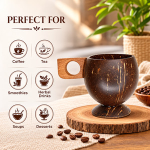 Tazas de Madera con Logotipo, Diseño Ecológico, Natural, de Lujo, Precio Económico, ZamZam Industries, Uttar Pradesh - Product Image 6