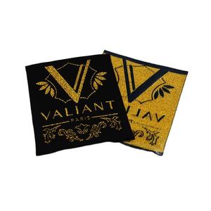 Etiqueta tejida de alta densidad con logotipo de marca personalizado, plegada al centro, para ropa de mascotas, etiquetas de tela damasco, etiqueta tejida para coser - Product Image 5