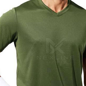 新款男士短袖 V 领 T 恤 优质棉质休闲风格高品质男士 V 领 T 恤 - Product Image 3