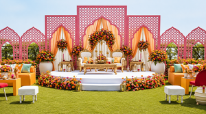 Paneles de Fondo Ligeros con Corte Láser, Tema Islámico, Elegantes, para Ceremonia Nikah, Arcos Metálicos Mehrab, Decoración de Escenario de Boda, Verde - Product Image 5