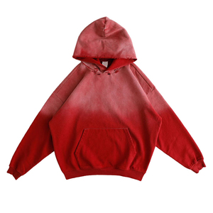 Hoodies pour femmes en coton épais, délavés à l'acide, doublés polaire, coupe oversize, style vintage, personnalisables, pour l'hiver, de fabrication professionnelle - Product Image 1