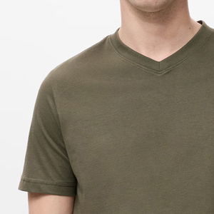 Collection d'été avec col en V / Service OEM, design à manches courtes pour l'été, design extérieur avec logo et tissu doux - Product Image 3